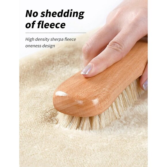 Women's Sherpa Lined Sweatpants Winter Warm Fleece Lined Sweatpants with Pockets - Picture 3 of 5